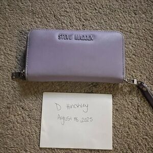 Steve Madden Lavender Wristlet
